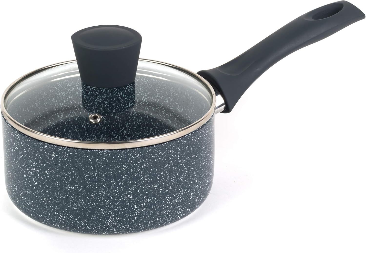 Набор посуды для приготовления Russell Hobbs COMBO-4838A Nightfall Stone, 3 предмета, 16/18/20 см синий мрамор, алюминий