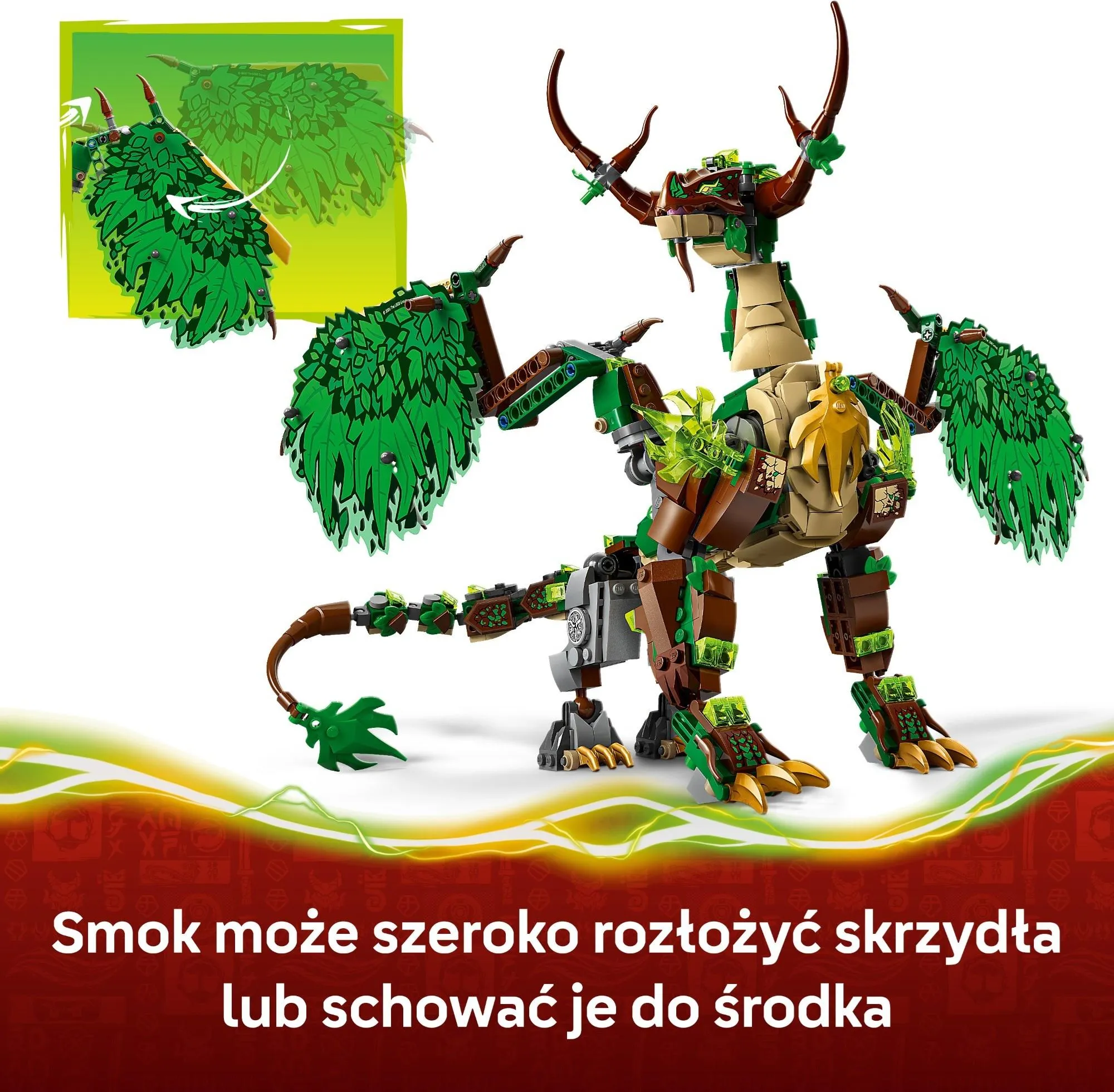 Конструктор LEGO NINJAGO 71859 Дымящаяся деревня