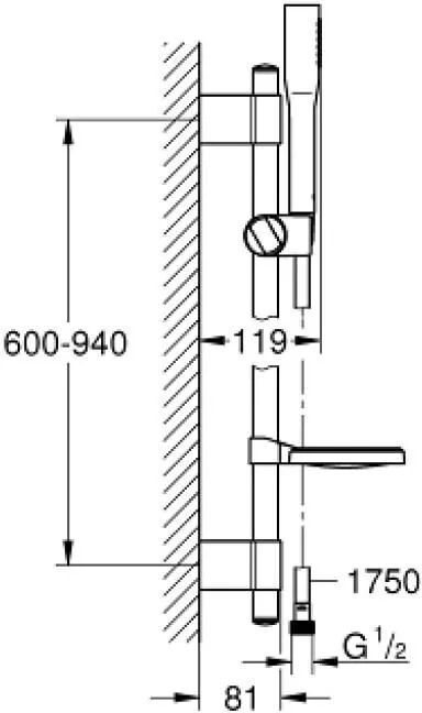Душевой гарнитур Grohe Euphoria Cosmoplitan 27368000