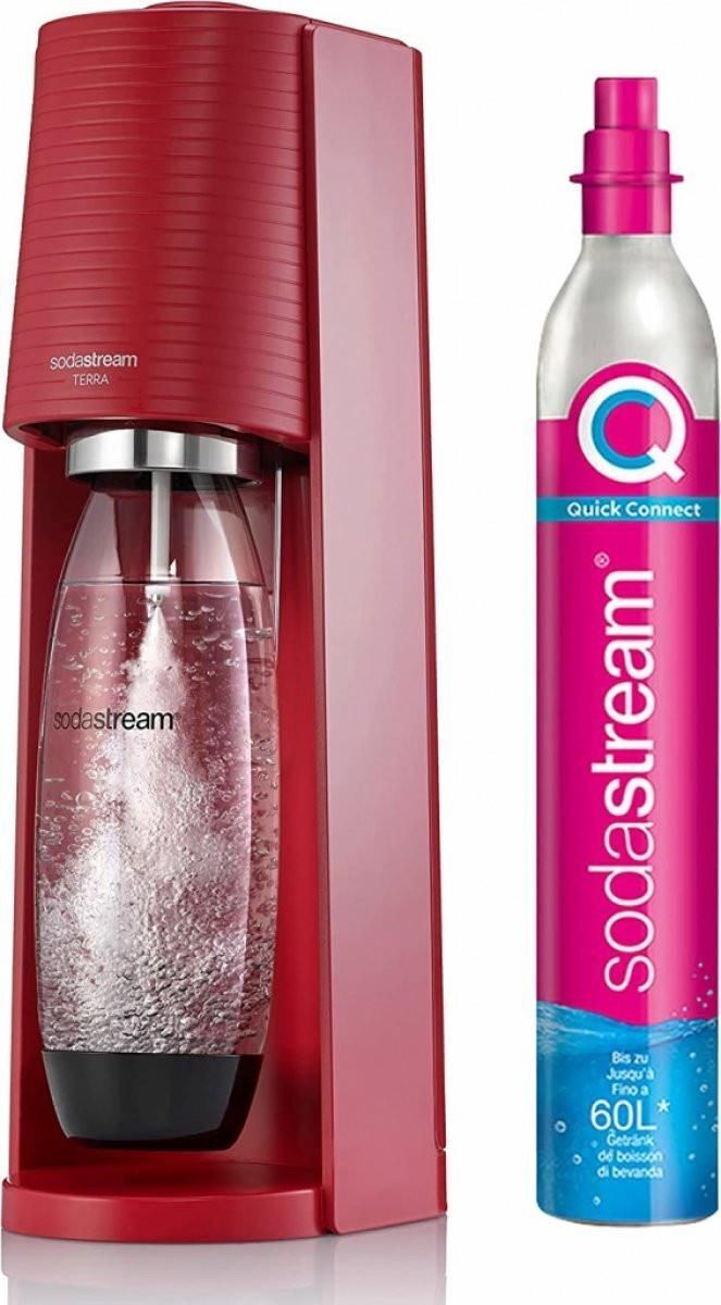 Сифон для газирования Sodastream Terra красный