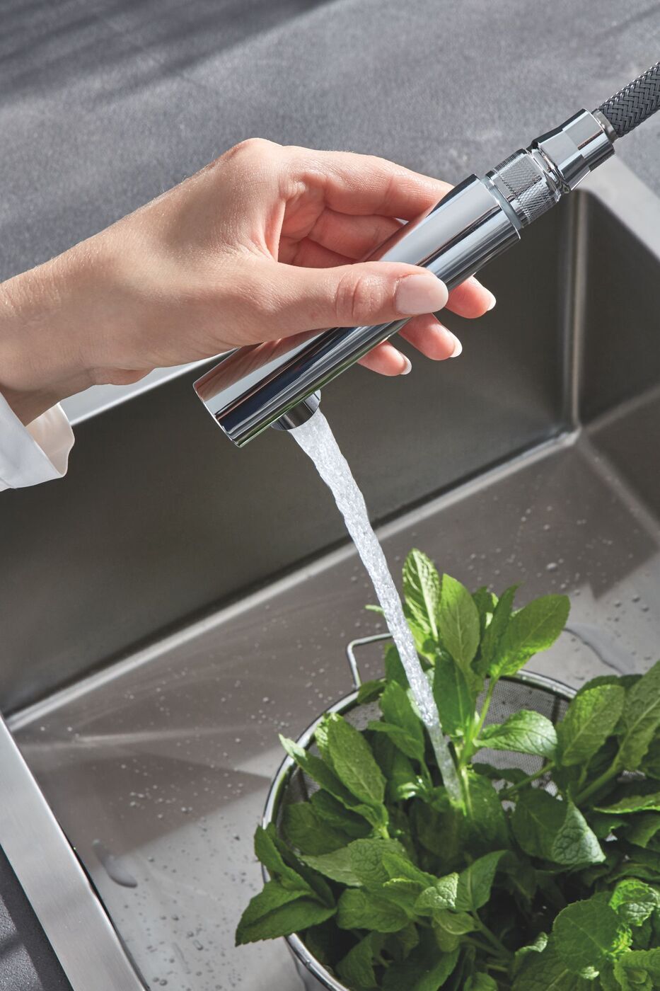 Смеситель для раковины (умывальника) Grohe Blue Pure Minta 31721000 хром