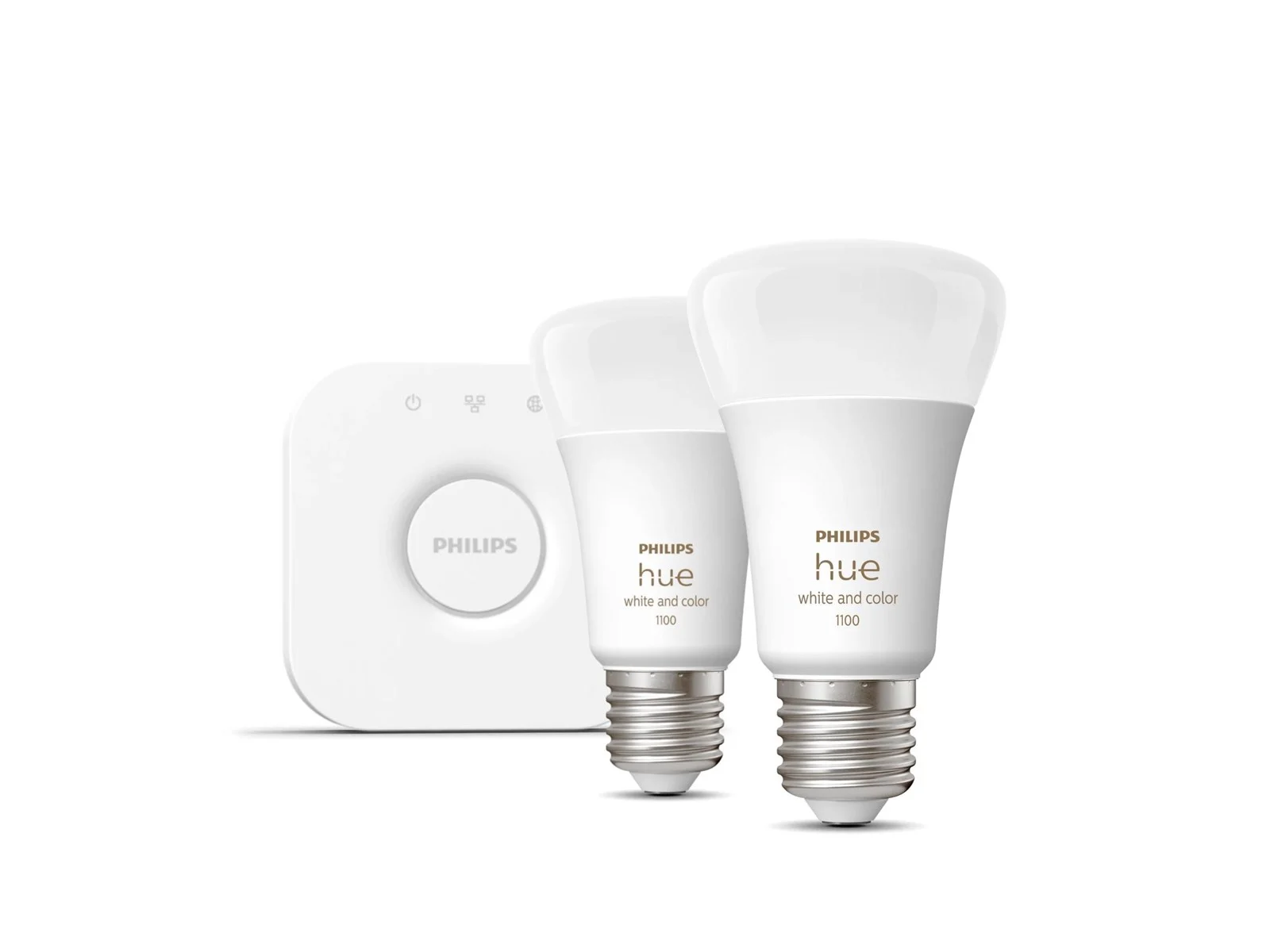 Комплект умных ламп Philips Hue White And Color Ambiance E27 BT 1100 ЛМ (929002468810) Starter Kit