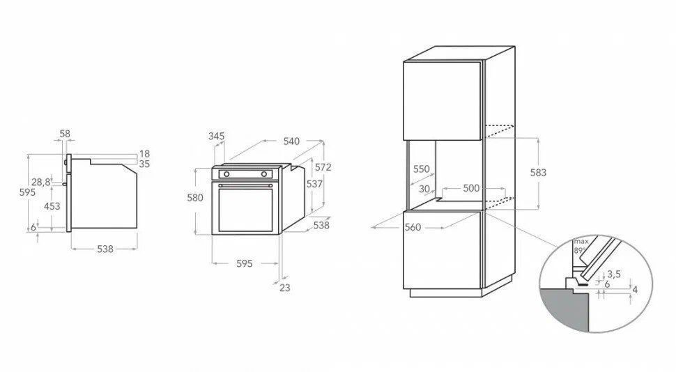 Электрический духовой шкаф KitchenAid KOLSSB 60602, черный