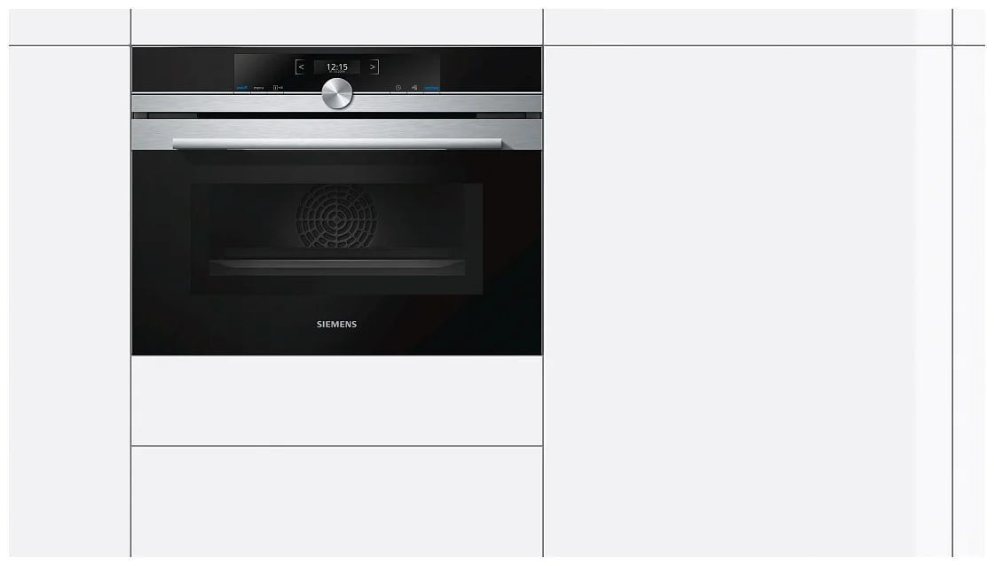 Электрический духовой шкаф Siemens CM633GBS1, серебристый
