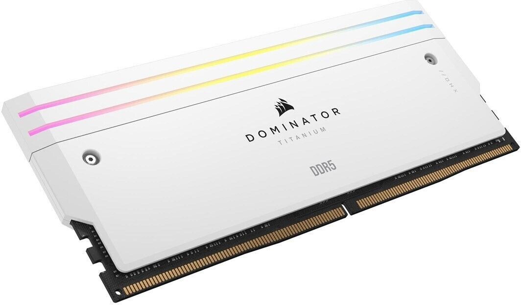 Оперативная память Corsair Dominator Titanium RGB, DDR5, 64 GB, 6000MHz, CL30 (CMP64GX5M2B6000C30W)