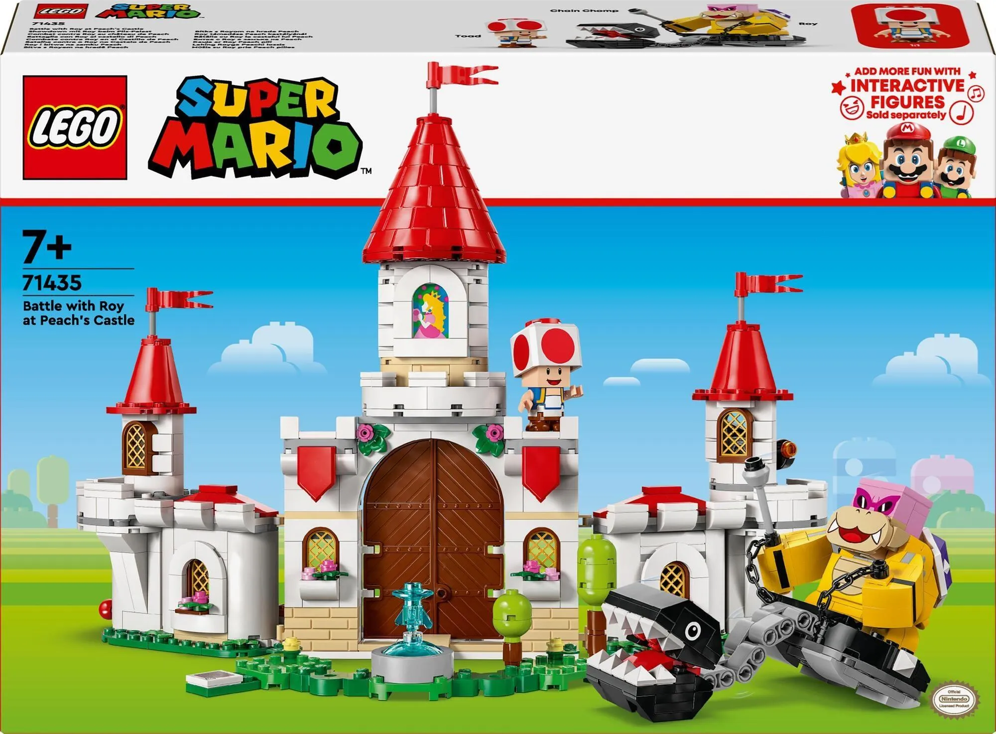 Конструктор LEGO Super Mario 71435 Рой и битва в замке Пич