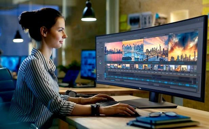 49" Монитор DELL UltraSharp U4919DW, 5120x1440, 60 Гц, IPS, черный/серый