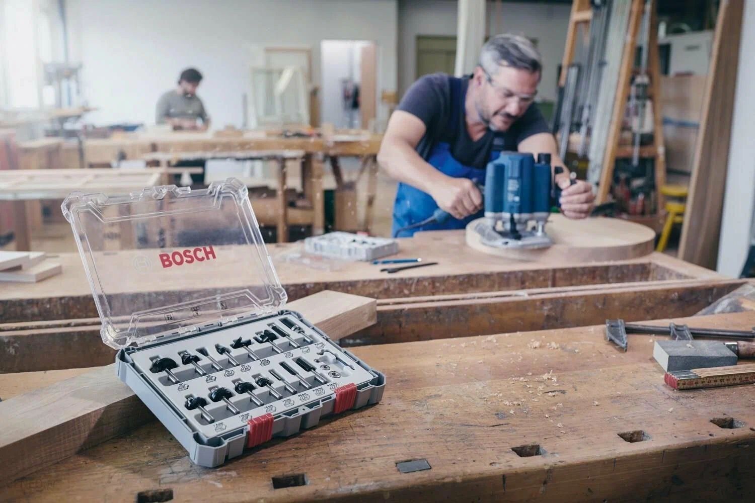 Набор кромочных фрез, 8мм, Bosch 2607017475