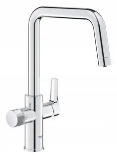 Смеситель для кухни с фильтром Grohe Blue Pure Eurosmart Chrome Blue с головкой 3058300+40438001