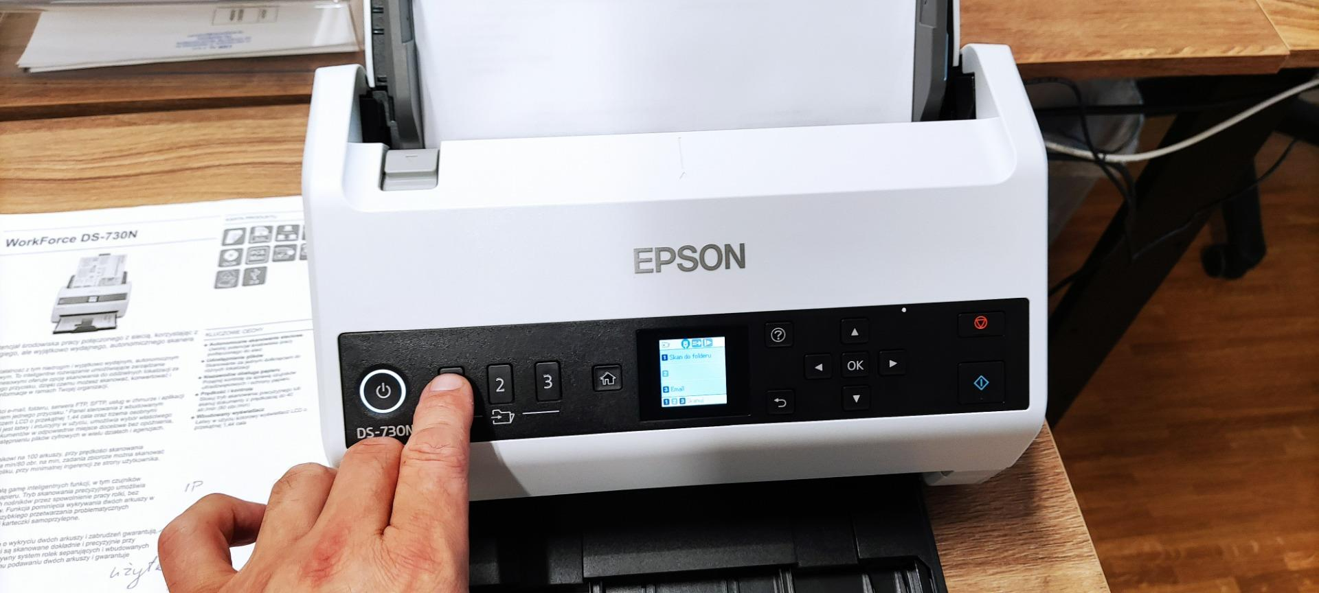 Сканер Epson WorkForce DS-730N