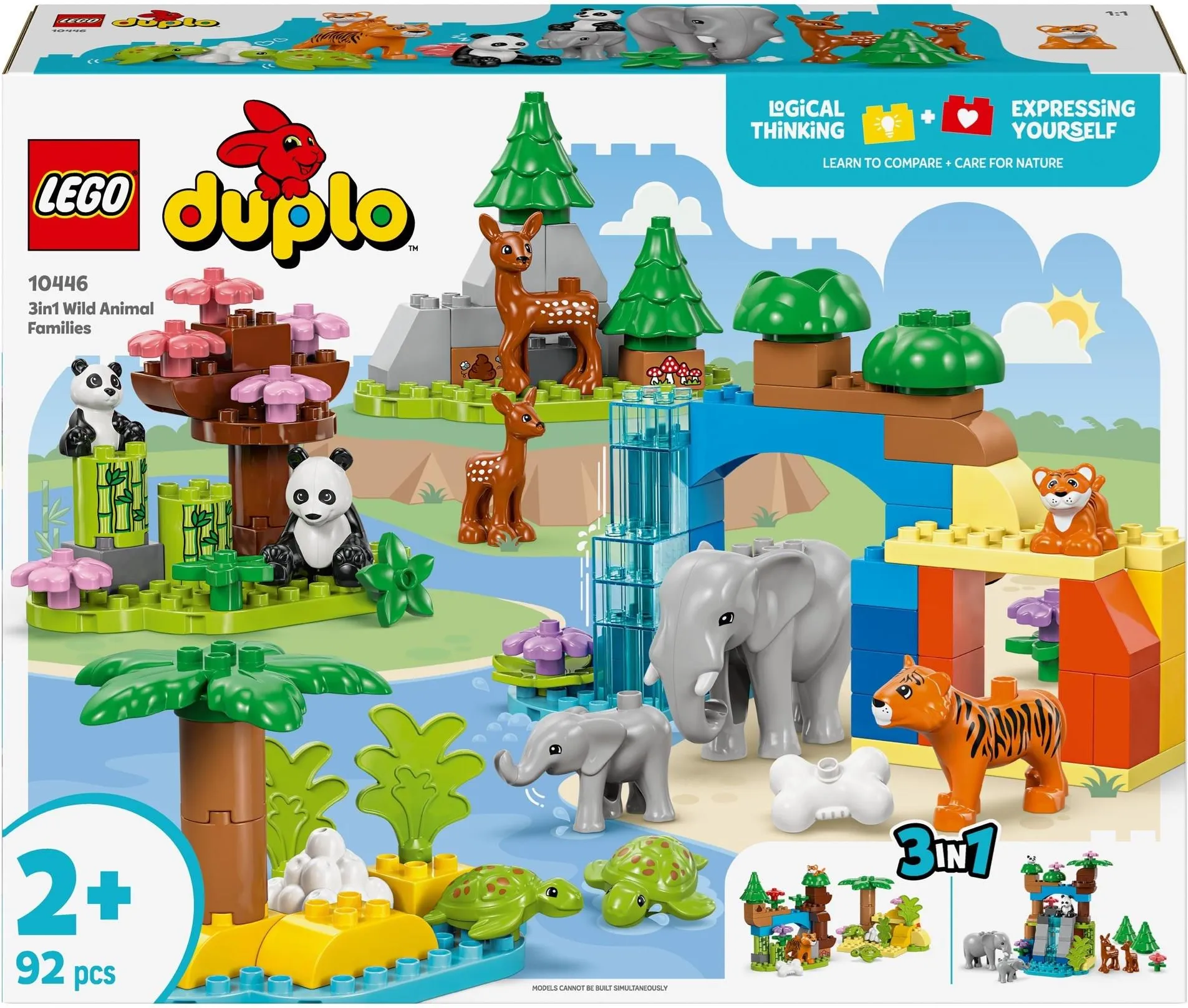Конструктор LEGO DUPLO Town 10446 Семьи диких животных 3 в 1