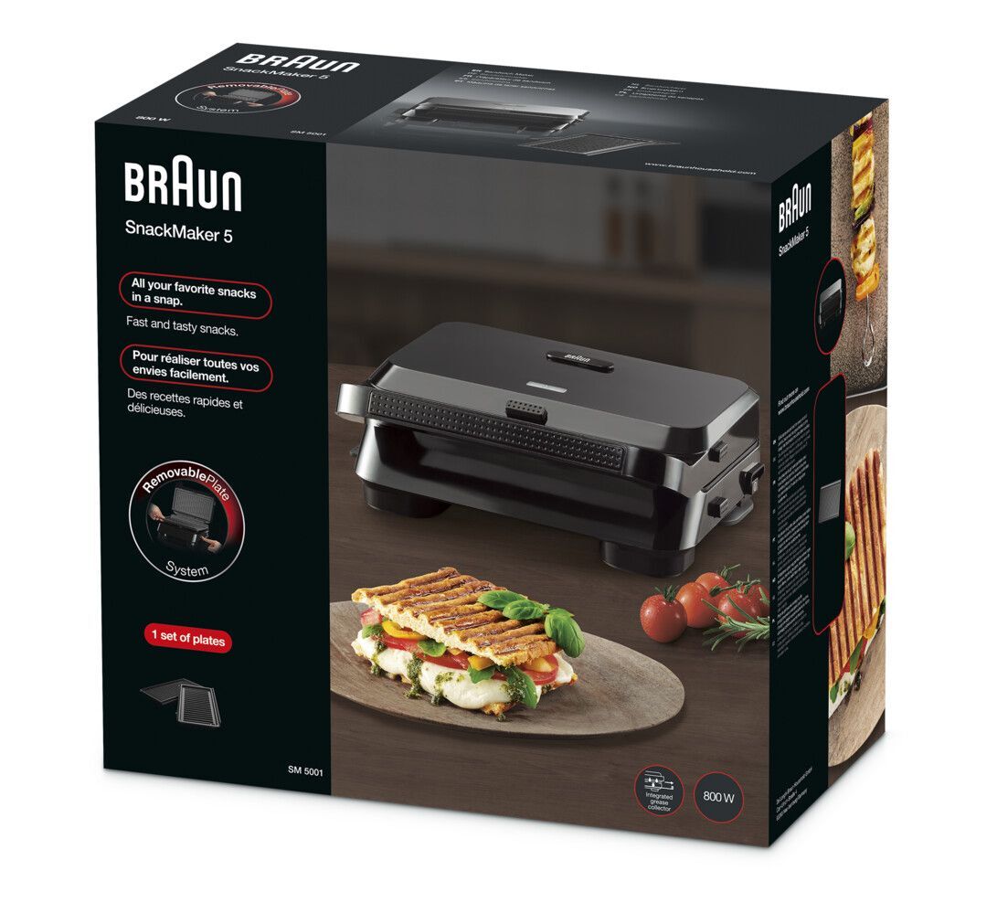 Электрогриль Braun Snack Maker 5 SM5001