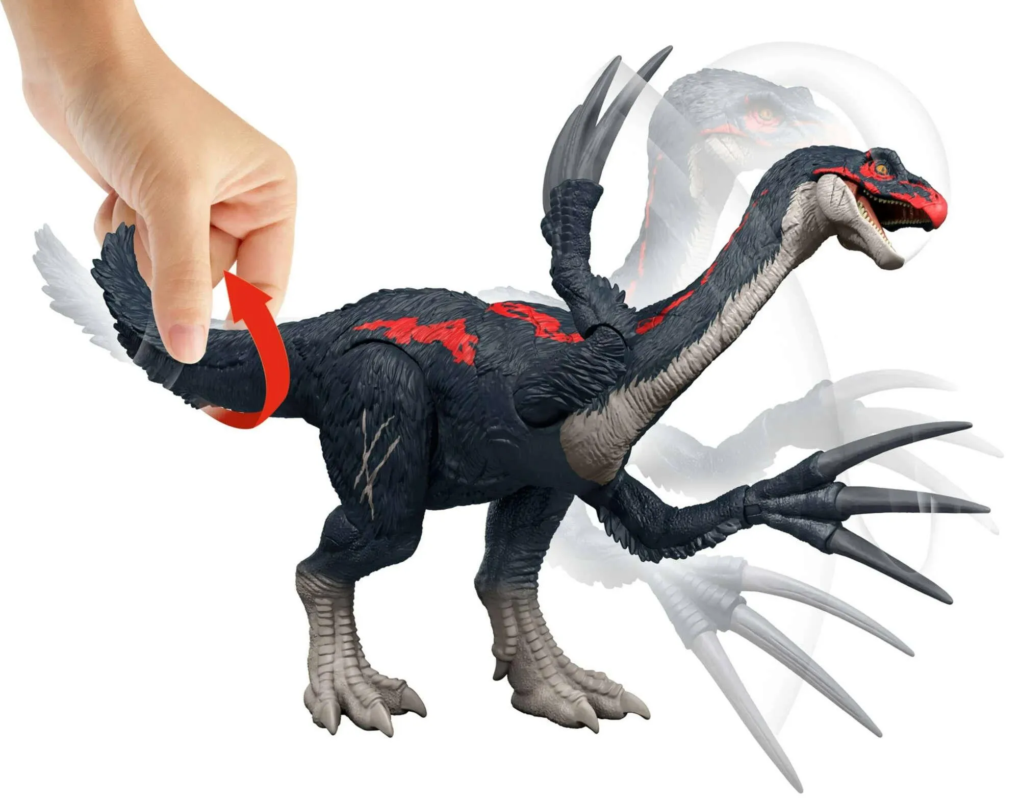 Mattel Jurassic World - рычащий динозавр Теризинозавр JCG16