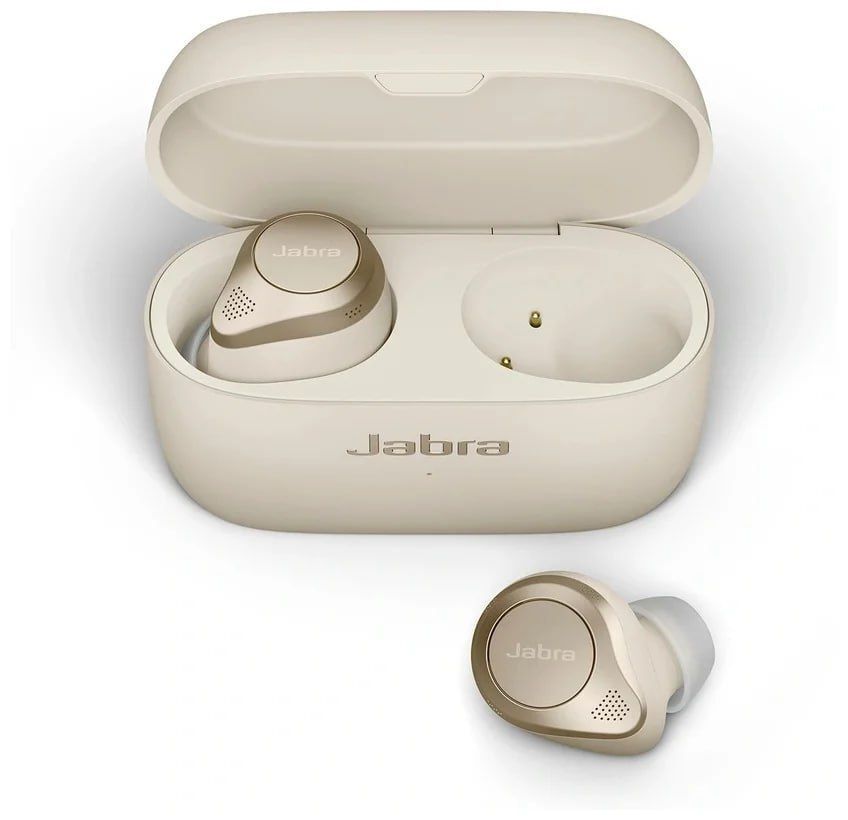 Беспроводные наушники Jabra Elite 85t, золотисто-бежевый