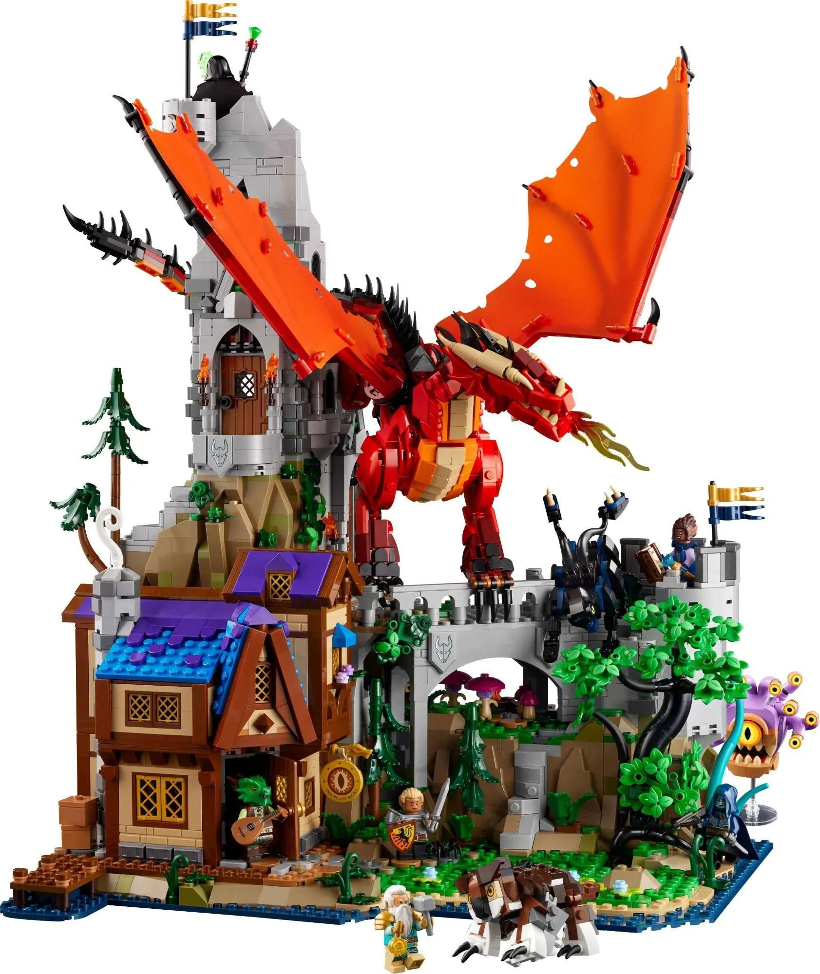 Конструктор LEGO Ideas 21348 Dungeons & Dragons: История красного дракона