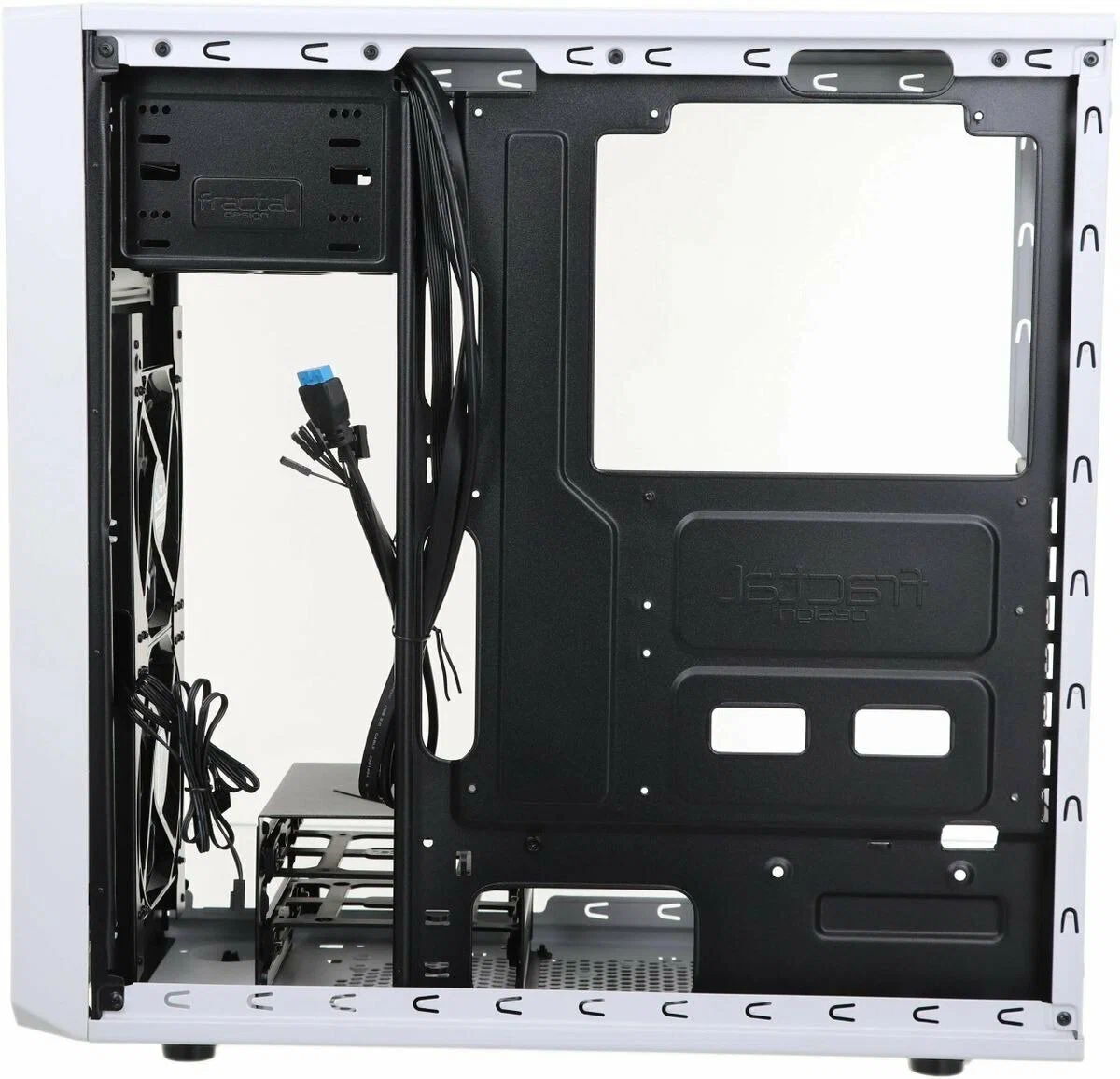 Корпус ATX Fractal Design FOCUS G Window, Midi-Tower, без БП, белый (FD-CA-FOCUS-WT-W)