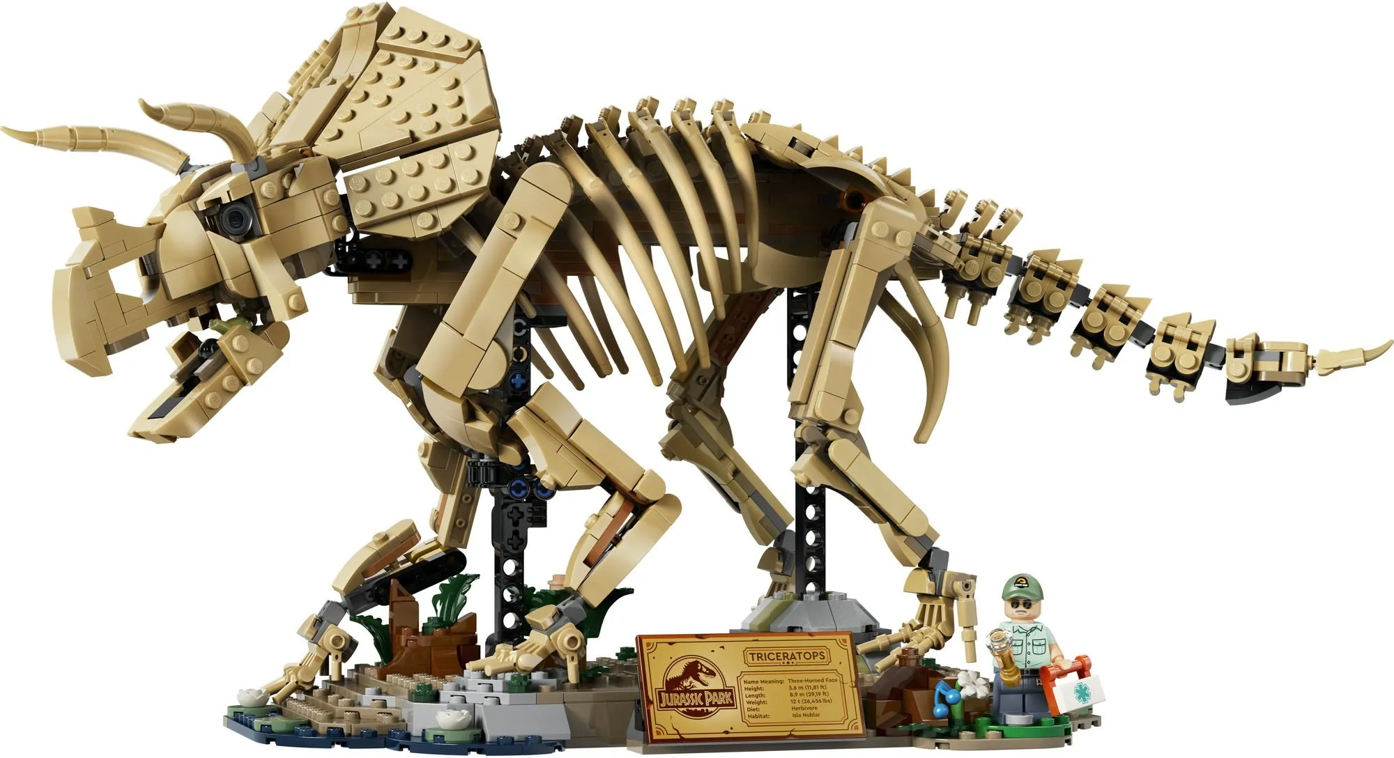 Конструктор LEGO Jurassic World 77985 Скелеты динозавров: трицератопс