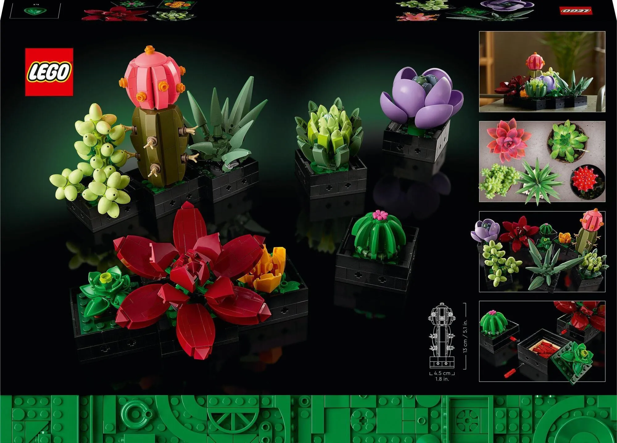 Конструктор LEGO ICONS 10309 Суккуленты
