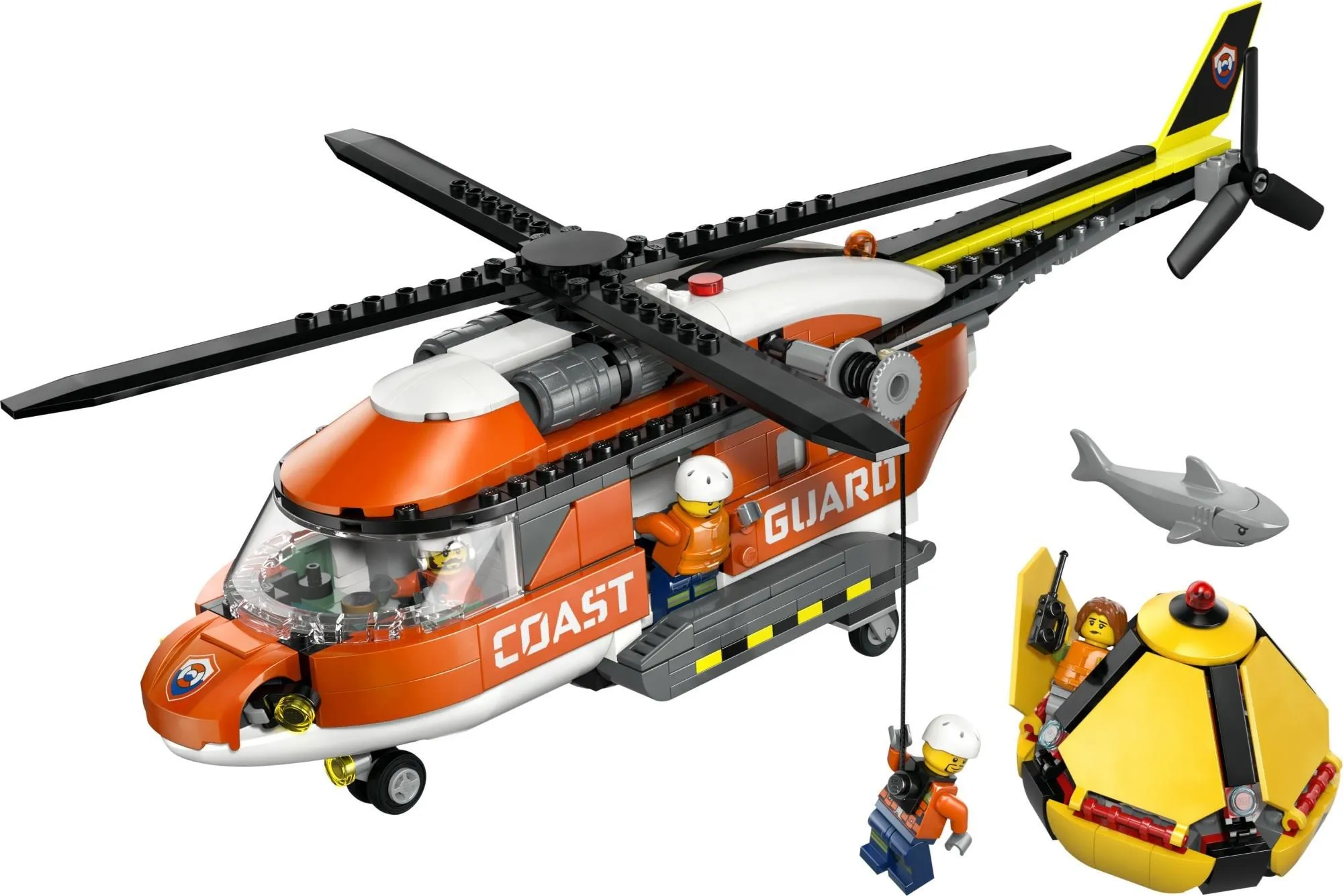Конструктор LEGO City 60503 Вертолёт береговой охраны
