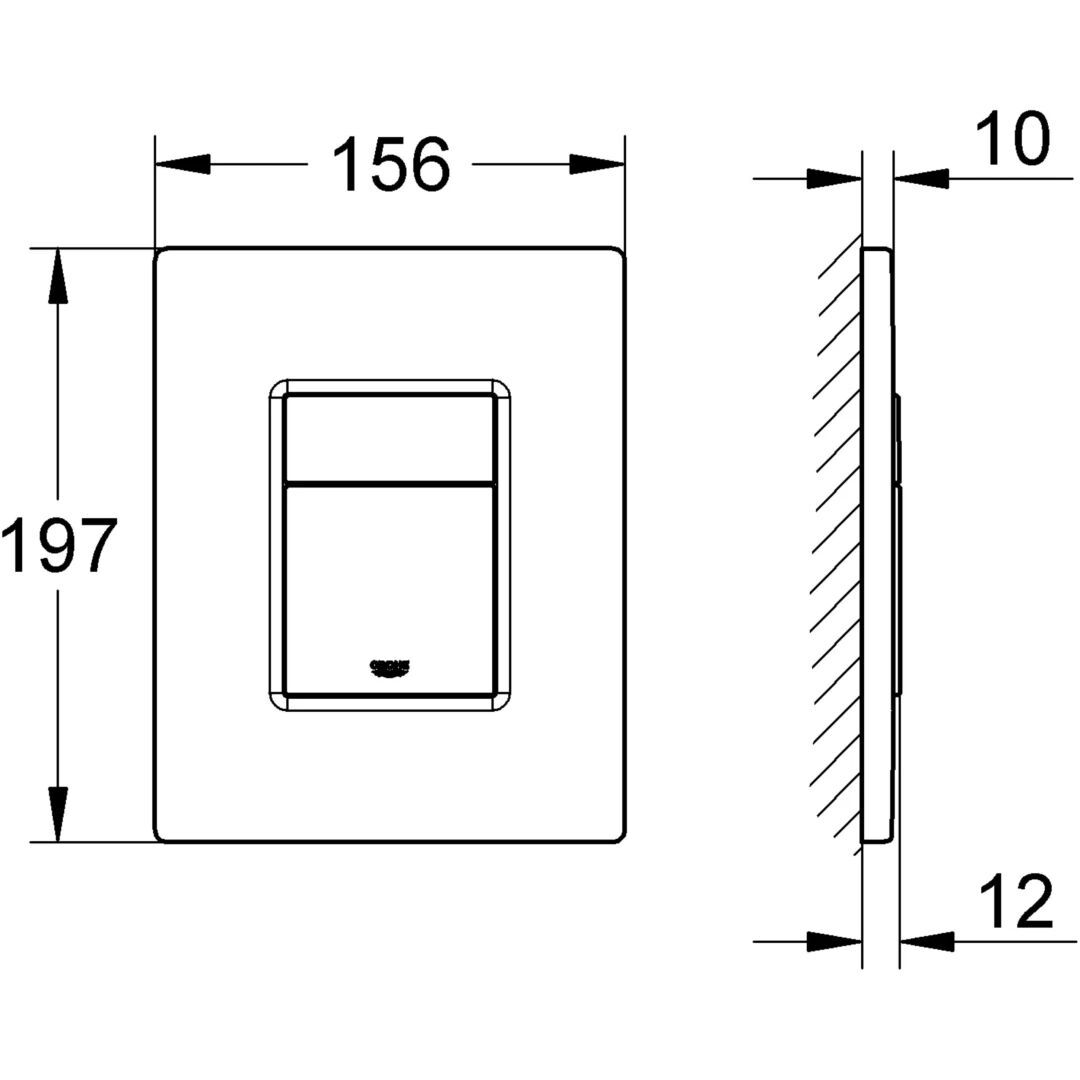 Панель смыва Grohe 38732SD0