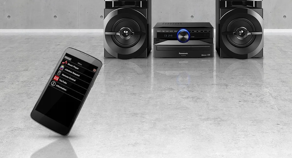 Музыкальный центр Panasonic SC-UX100E-K черный