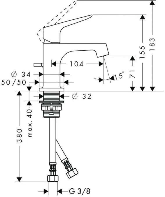 Смеситель Hansgrohe Axor Citterio M 34016000