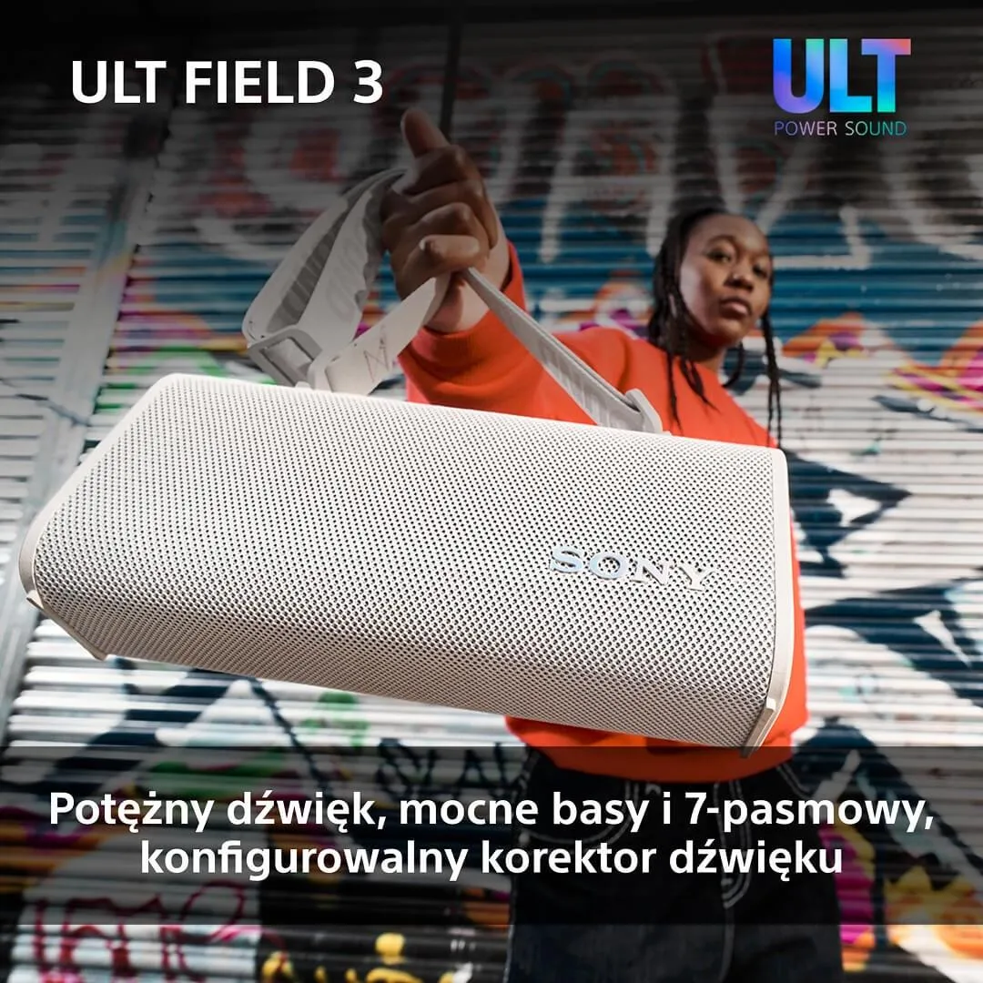 Портативная колонка Sony ULT Field 3 белый SRS-ULT30W
