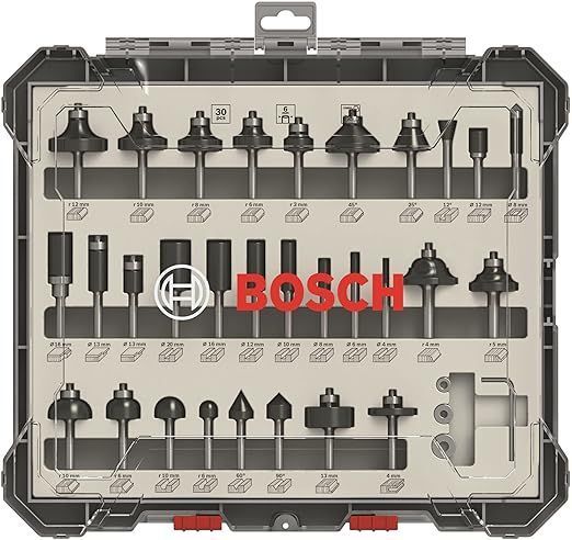 Набор фрез смешанный Bosch 6мм. 30шт. (арт. 2607017474)