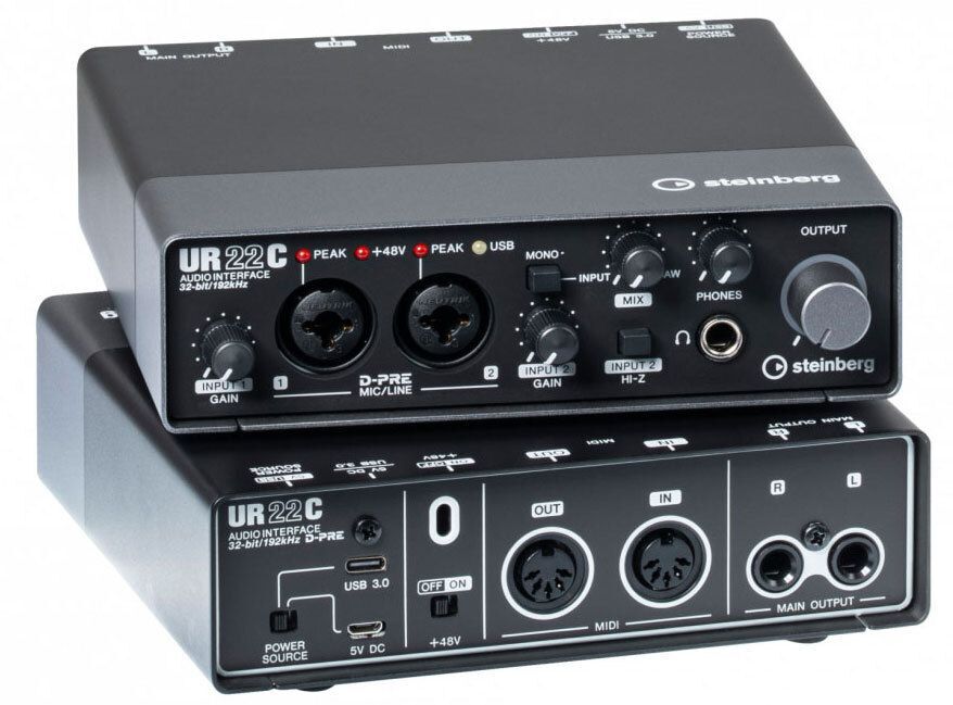 Внешняя звуковая карта Steinberg UR22C Recording Pack