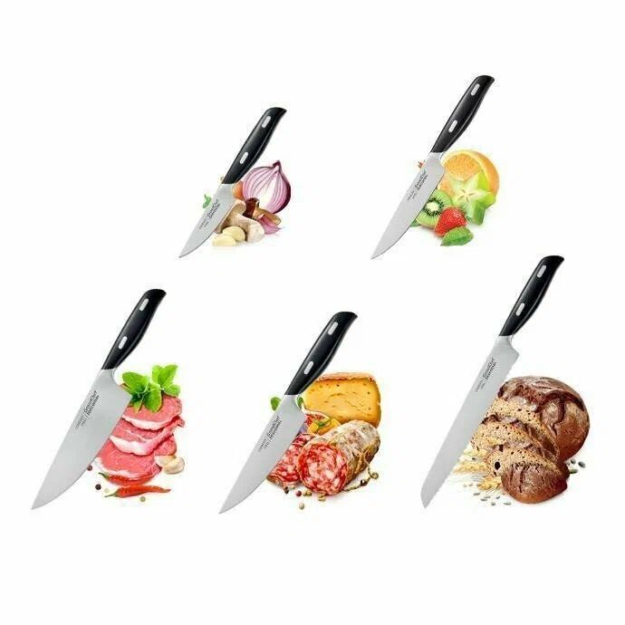 Набор Tescoma GrandCHEF, 5 ножей с подставкой