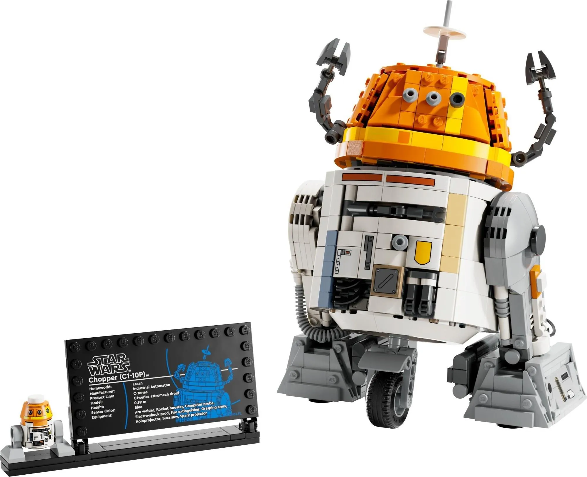 Конструктор LEGO Star Wars 75416 Дроид-астромеханик Чоппер (C1-10P)