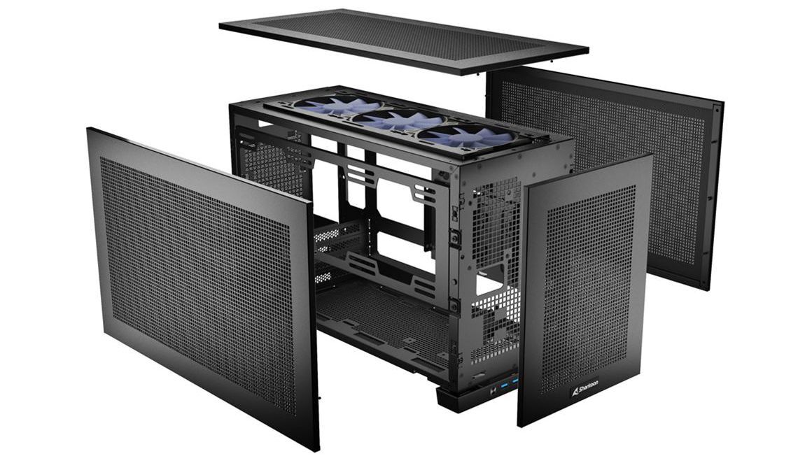 Компьютерный корпус Sharkoon Rebel C20 ITX RGB