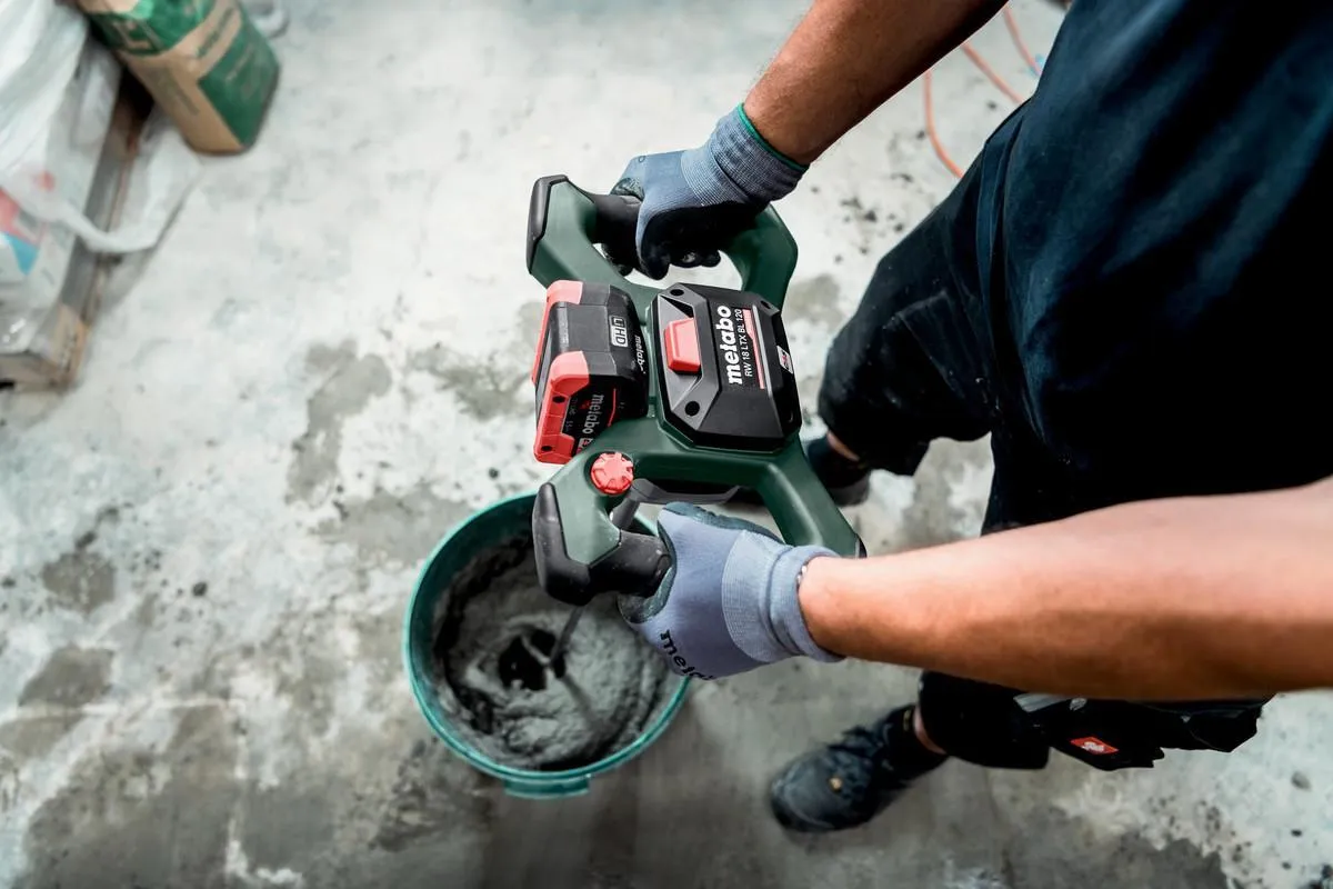 Аккумуляторный строительный миксер Metabo RW 18 LTX BL 120 601164850, без АКБ и ЗУ