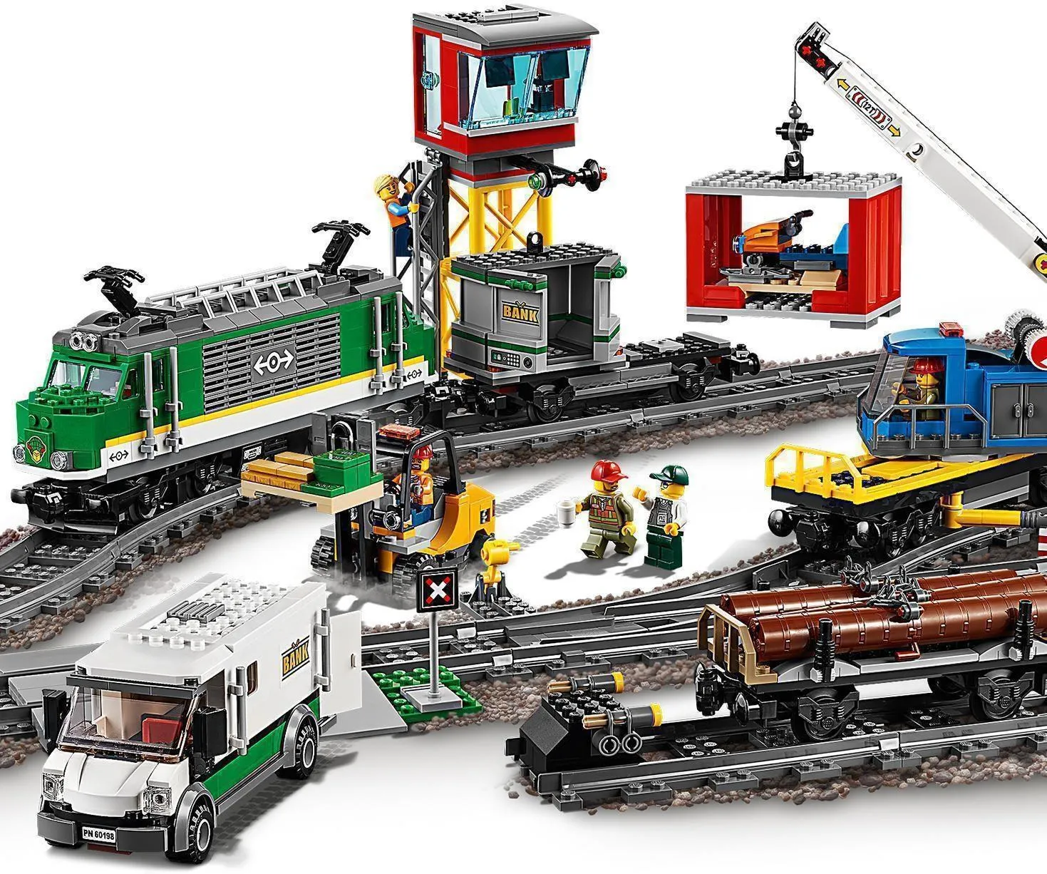 Конструктор LEGO City 60198 Грузовой поезд