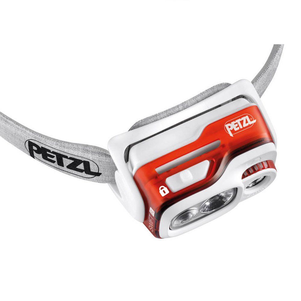 Налобный фонарь с автоматической регулировкой яркости PETZL Swift RL красный