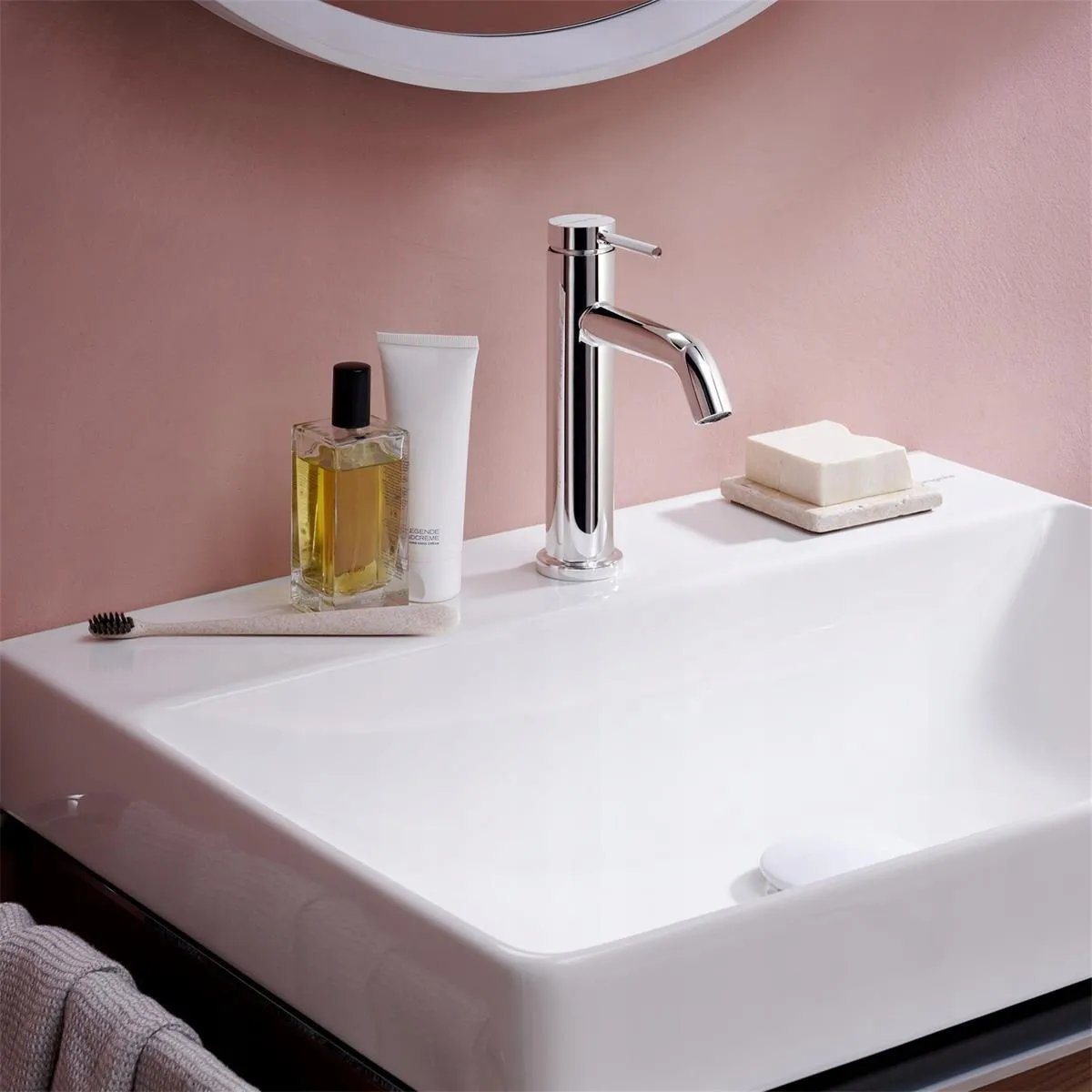Смеситель для раковины Hansgrohe Tecturis S 73311000, хром