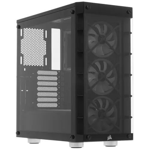 Корпус Corsair iCUE 465X RGB CC-9011188-WW Mid-Tower ATX Smart Case — Black