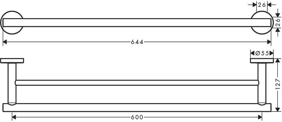 Набор аксессуаров Hansgrohe Logis Universal 5-в-1 41728000