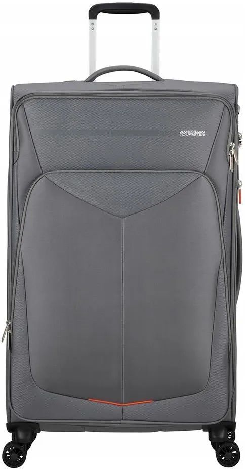 American Tourister Summerfunk Titanium Grey Большой расширяемый чемодан серый 110л