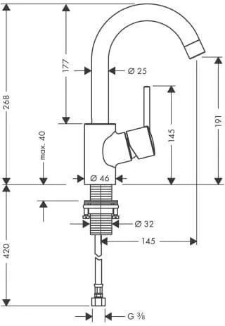 Смеситель Hansgrohe Talis S 32070000