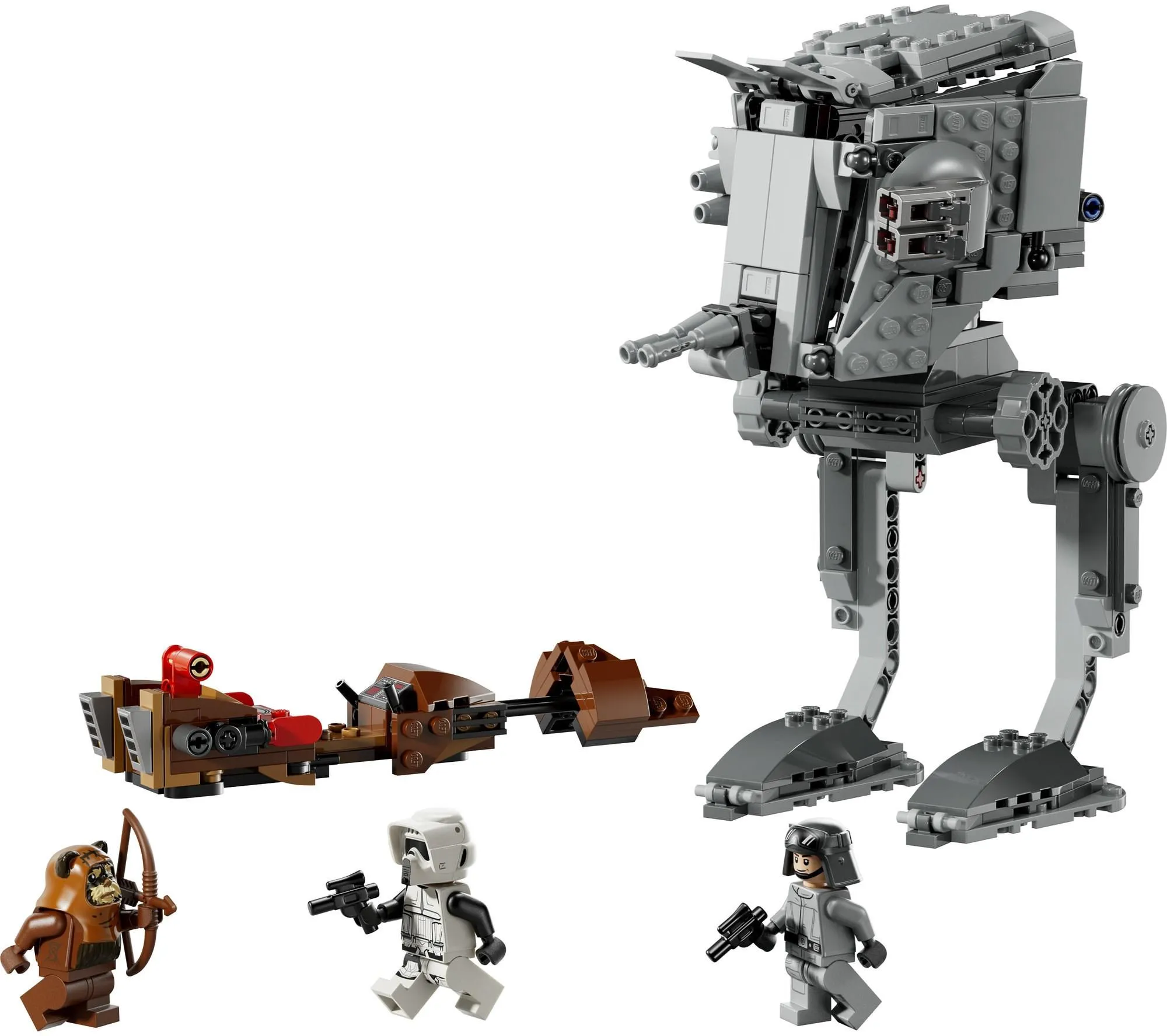 Конструктор LEGO Star Wars 75424 SMART Play: Атака AT-ST на Эндор