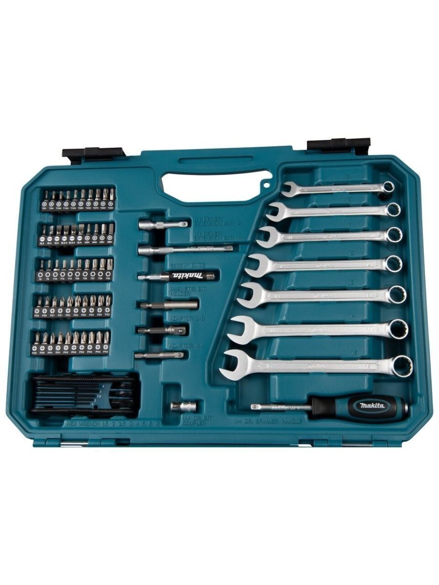 Makita E-06616, 120 предм., синий