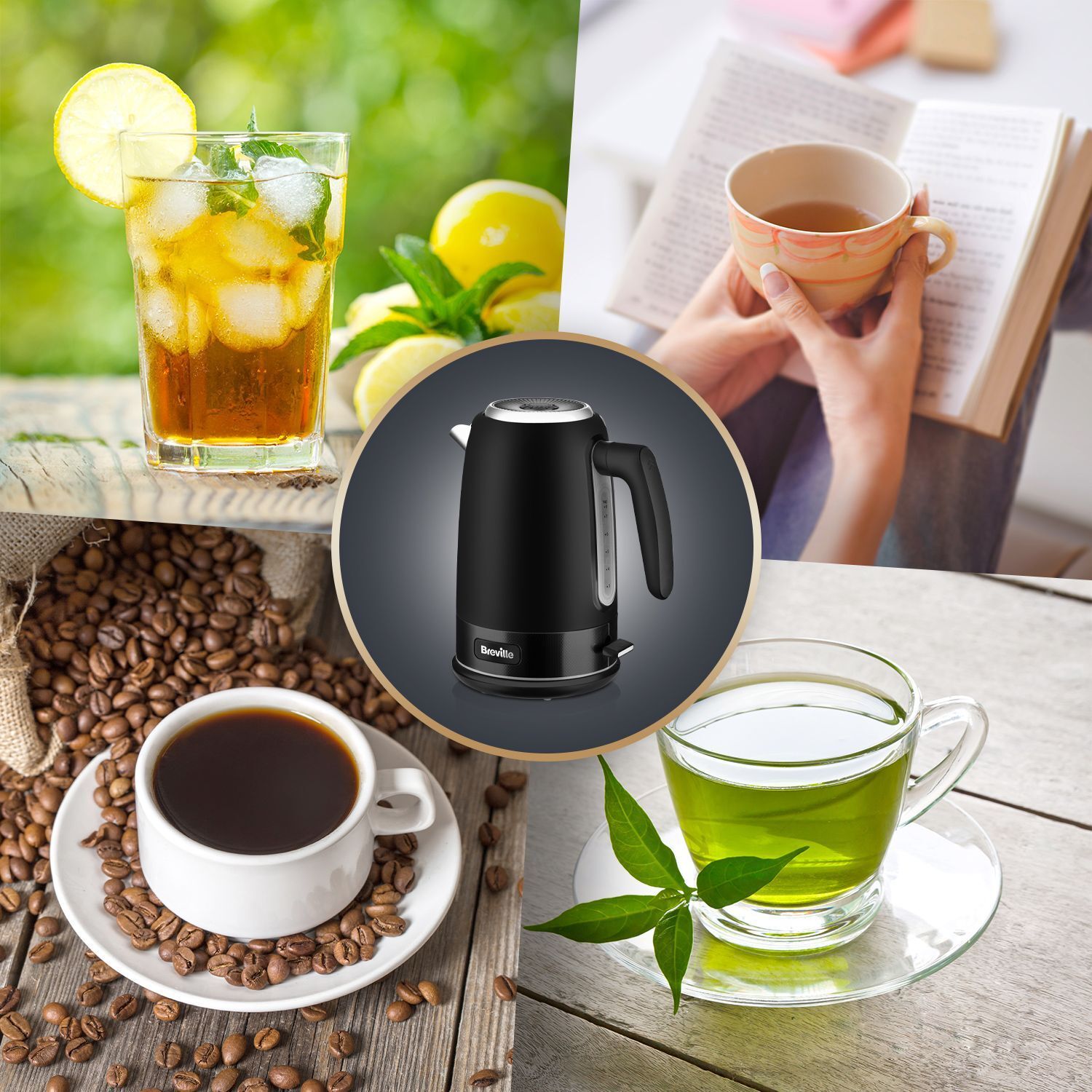 Электрический чайник Breville New York / VKT146X, черный