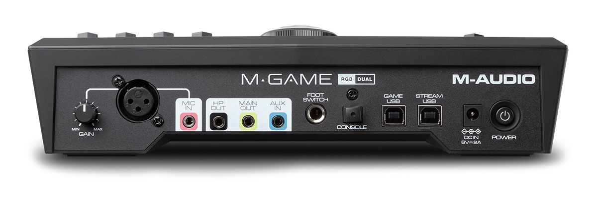 Внешняя звуковая карта с USB M-Audio M-GAME RGB Dual