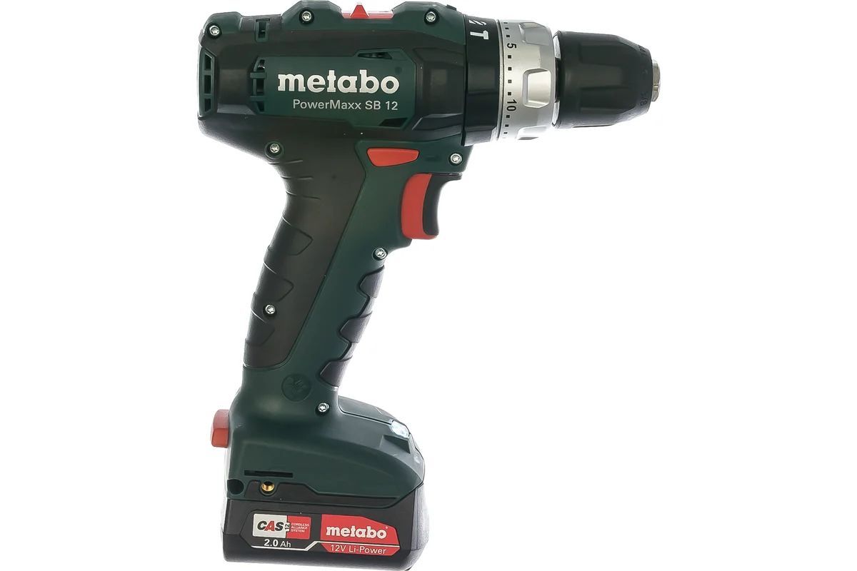 Аккумуляторная ударная дрель-шуруповерт Metabo PowerMaxx SB 12 601076500