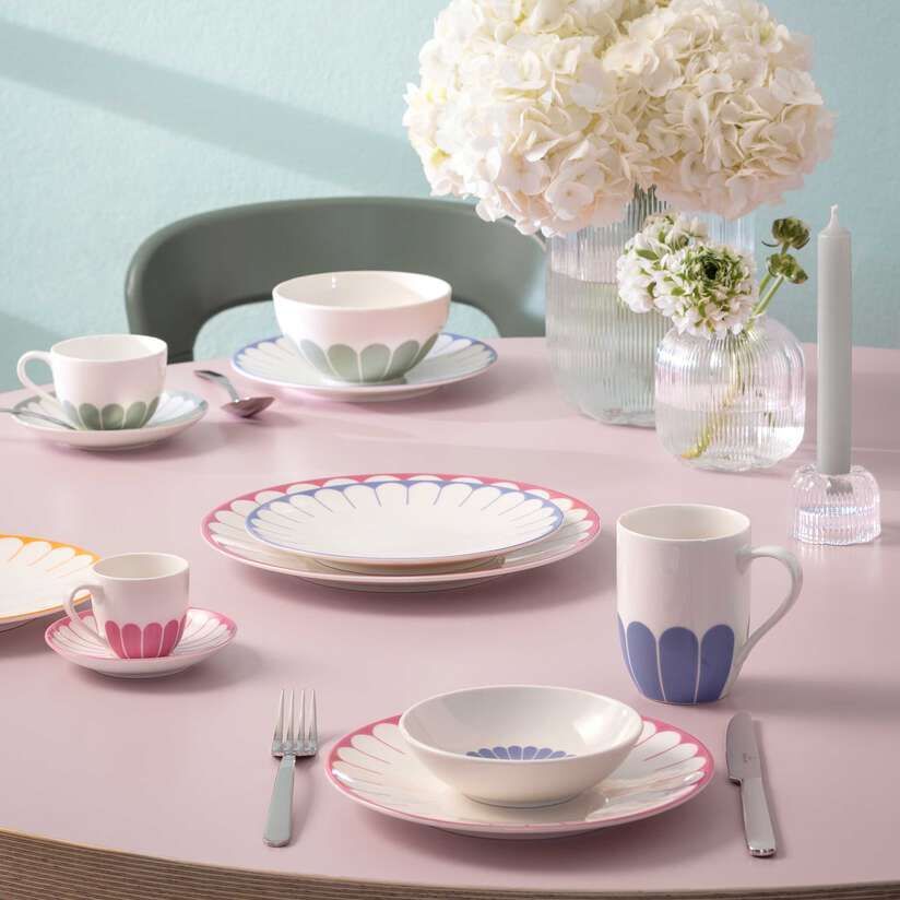 Набор посуды Villeroy & Boch Fleur Starter Kit 1045536000 8 шт. Pink