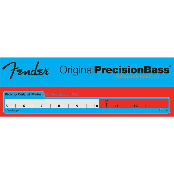 Звукосниматель для гитары Fender Precision P Bass Original Pickups Set Kit BLACK 099 2046 000