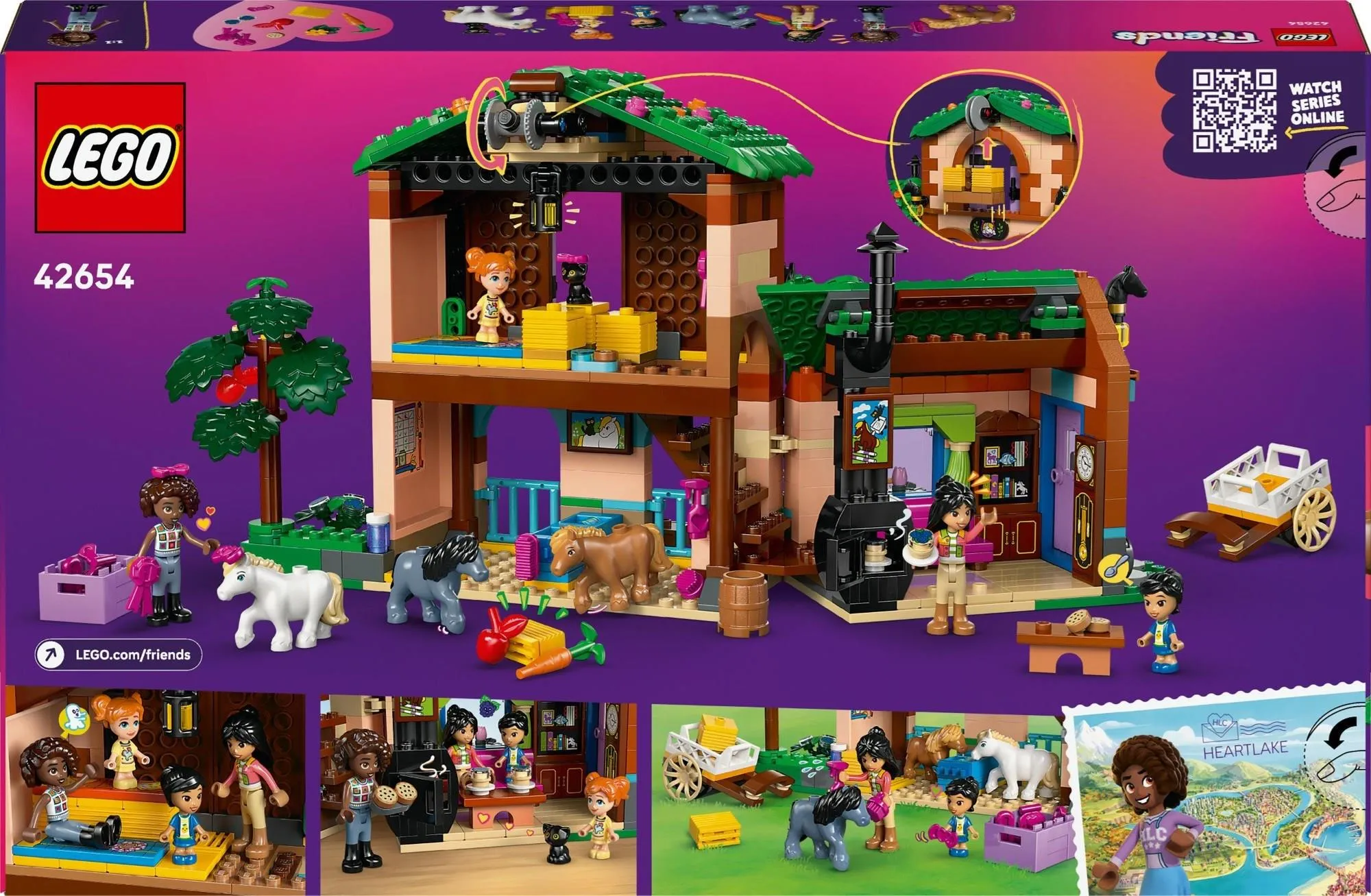 Конструктор LEGO Friends 42654 Ранчо пони и конюшня