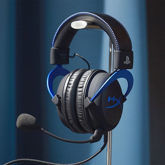 Компьютерная гарнитура HyperX Cloud PS4, blue