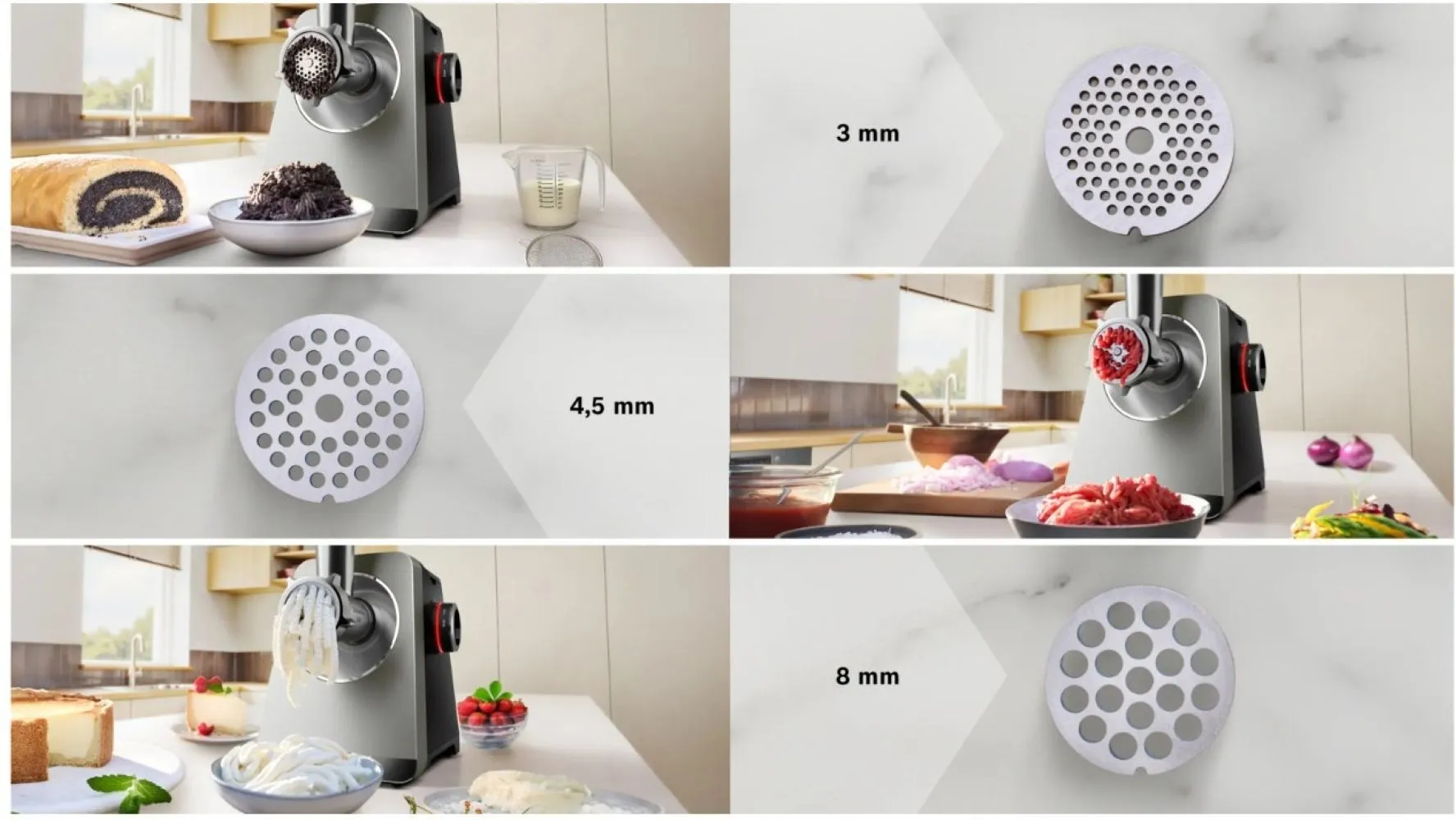 Мясорубка Bosch Serie 8 MultiPower MFWS840M